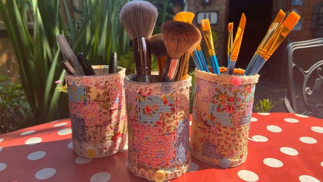 Monday Make: Patchwork Desk Tidy